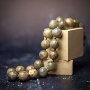 labradorite ball necklace