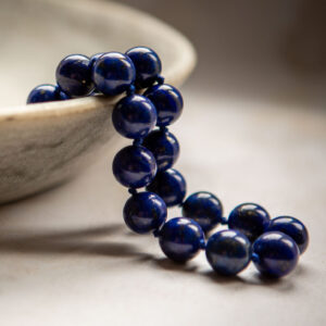 lapis lazuli ball necklace